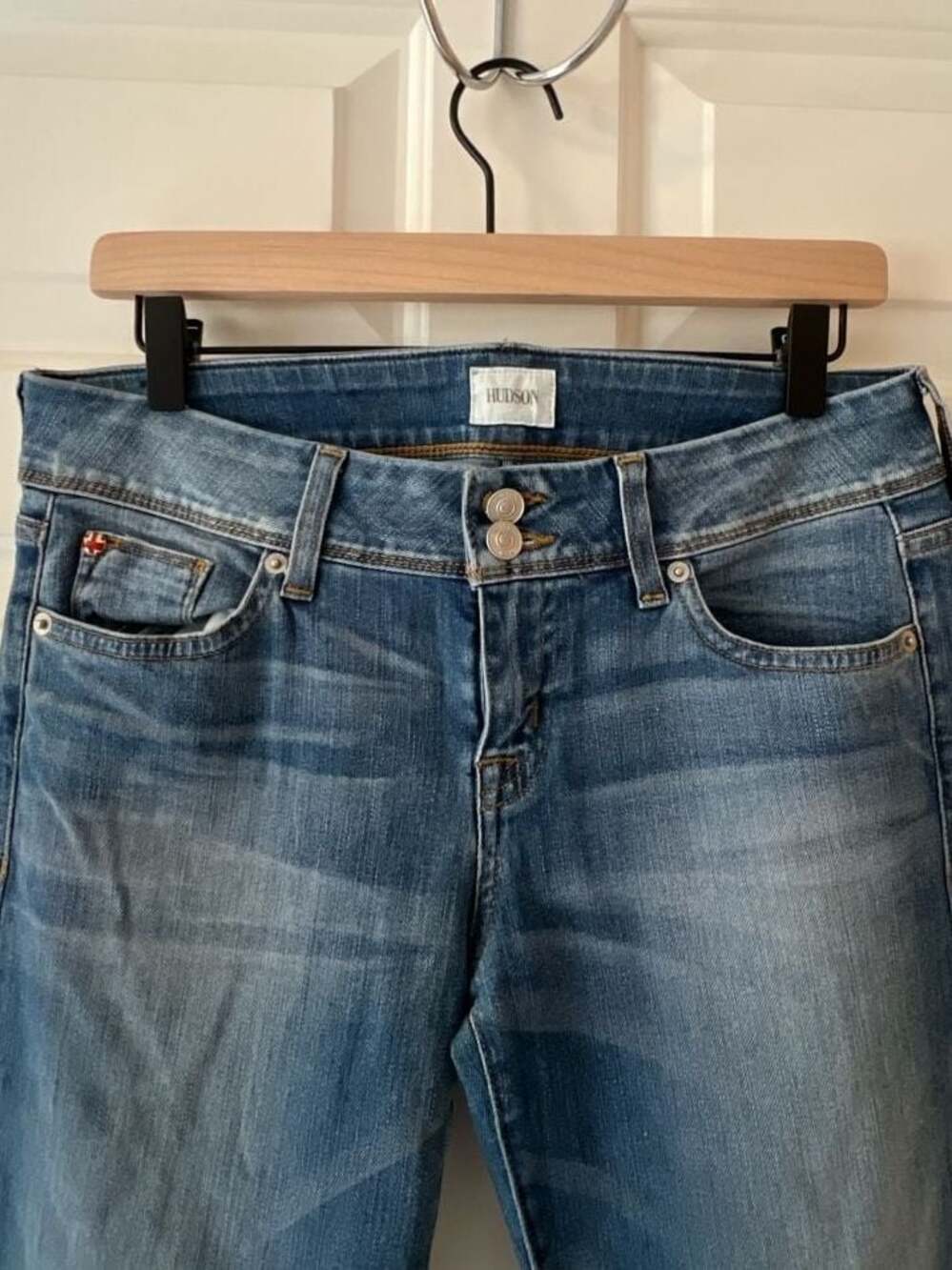 Hudson Ginny Straight Ankle With Cuff Jeans 29 - Picture 2 of 12